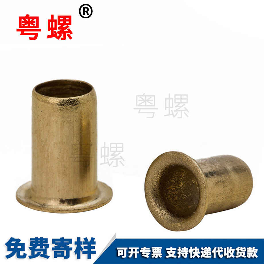 供應(yīng)黃銅臨滄空心鉚釘